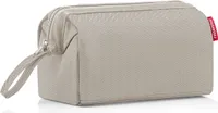 reisenthel travelcosmetic herringbone sand