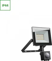 Spectrum LED NOCTIS LUX 4 Fluter 20W Strahler 1650lm schwarz 100° IP44 Neutralweiß 4000K mit Bewegungssensor