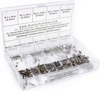 Sortiment Senkkopfschrauben ISO10642 (DIN7991) Edelstahl A2 (200 Schrauben)