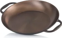 Mahlzeit Leštěná pánev na paellu, Ø 35 cm, litinová pánev, pánev na paellu, pánev s nepřilnavým povrchem