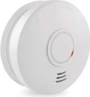 EMOS Rauchmelder zur Decken- und Wandmontage, Akustische Signalisation 85dB, optische LED Warnmeldung, 10 Jahre Lebensdauer, inkl. 9V Batterie, P56503