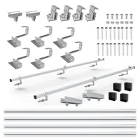 Photovoltaik Solarpanel Halterung 2x Montage Set Ziegeldach Befestigung PV 25-40MM