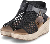 Blowfish Keilsandaletten LORRAH ROPE Damen Textil & Synthetik Schwarz Größe: 38