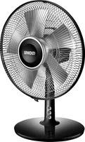 Unold 86817 Stolní ventilátor Silverline Black 2 rychlosti s nastavitelným úhlem sklonu