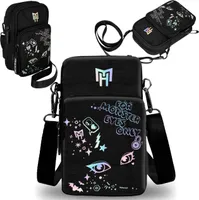 Monster High Schwarze Handytasche 12x19x5cm STARPAK