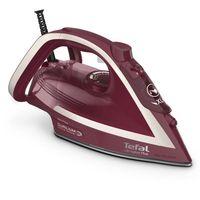 Żelazko TEFAL 2800W ze stopą Durilium AirGlide S-Ab. burgundowa czerwień FV 6820