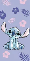 Disney Lilo a Stitch osuška do sprchy plážová osuška Alien pestrofarebná 70 x 140 cm 100% bavlna