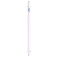 Smartphone/Tablet/PC Touchscreen-Stift, feine Spitze, Aluminium – Weiß