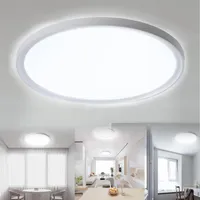 ACXIN LED stropní světlo ploché kulaté koupelnové svítidlo stropní svítidla moderní svítidlo do obývacího pokoje, koupelny, ložnice, kuchyně a předsíně, vodotěsné IP44 - 72W, studená bílá