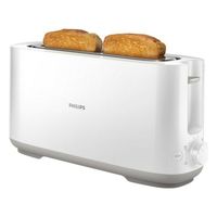 Philips HD2590 / 00 Bílý chléb, 1 extra dlouhý slot, tlačítko pro ohřev