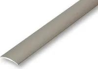 (8,70EUR/m) Übergangsprofil 30 x 1000 mm Edelstahl-Look selbstklebend gewölbt Nahtdeckprofil Dehnungsfugenprofil Abdeckleiste