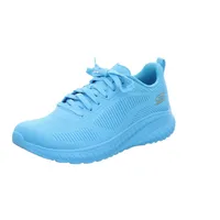 Skechers Damen-Sneaker BOBS SPORT SQUAD CHAOS - COOL Aqua-Blau, Farbe:blau, EU Größe:35