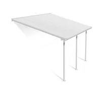 Palram - Canopia Aluminium Terrassenüberdachung Feria Weiß 295x425x305 cm