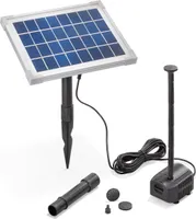esotec Solar Teichpumpe mit Filter für außen | SET Sprinklerpumpe 250l/h 101909