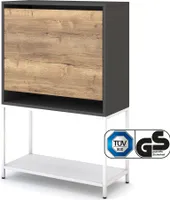 ASSMANN Sekretär Cubas Premium Schwarz-Weiß, 60x50cm,