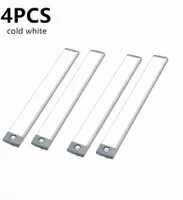 30LED osvětlení skříně s pohybovým senzorem, noční světlo s USB dobíjecí baterií, osvětlení skříně, osvětlení pod jednotkou, senzorové světlo 4pcs