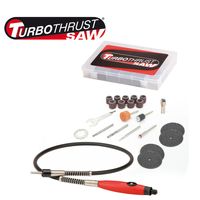 Turbothrust® SAW Zubehör Set - Rotary Tool and Flex Accessories Kit Basic Set – Multitool Zubehör 23 Teile Mini Schleifer