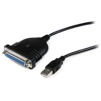 Startech.com 1.8m db25 auf usb paralleles Drucker-Adapterkabel - 1x db25 Stecker - 1x usb auf Stecker,2 Jahre