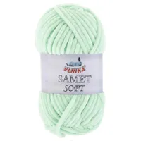 100g Strickgarn Samet Soft Chenille-Strickgarn Samtwolle flauschig Farbwahl