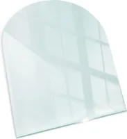 Kaminglasplatte Funkenschutzplatte Glas Schutzglas Schutzplatte für Kamin - 80x70 cm