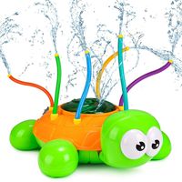 Wassersprinkler Kinder spielzeug Rasensprenger Dusche Wasserspaß Schildkröte DE 