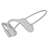 Knochenschall Kopfhörer Bluetooth5.0, Open Ear Kabellos Kopfhörer mit Noise Cancelling Mikrofon, IPX6 wasserdicht WirelessGrau