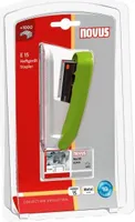 Novus Heftgerät E 15 fresh, bis 15 Blatt fresh grün/grau, im Blister
