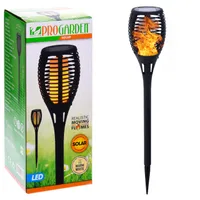 Lampa Solarna Ogrodowa Do Ogrodu Led Pochodnia Efekt Płomień Ogień 58 Cm