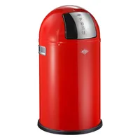 Wesco Abfallbehälter Pushboy Junior, 22 Liter, rot