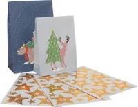 Adventní kalendář lesní zvířátka
