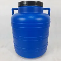 Weithalsfass 5 Liter Sauerkrautfas Regen Fass Gepäcktonne Camping blau
