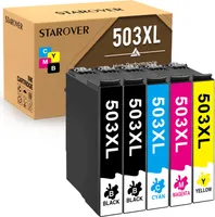 5PK Epson 503 XL Druckerpatronen kompatibel für Epson 503xl Multipack Tintenpatrone für Epson Workforce WF-2960DWF WF-2965 DWF XP 5200 XP 5205