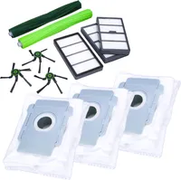 Sillar Roller Brush Side Brush HEPA Filter Dust Bag Baffle Replacement for iRobot Roomba S9 (9150) / S9 Plus (9550) Wi-Fi Connected Robot Vacuum Cleaner Repair Parts