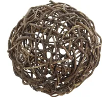 Kugel 'Rebenholz' Gartendeko Skulptur Gartenfigur Outdoor Indoor Deko Garten