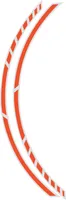 FOLIATEC Felgenzierstreifen Racing 7mm orange