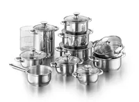 KOPF Topfset Janina (19-teilig, aus Edelstahl, Induktion)