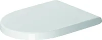WC-Sitz Starck 3 mit SoftClose Scharniere edelstahl, weiß