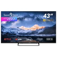 Smart Tech® 43UV01V UHD LED Fernseher 43Zoll Vidaa Smart TV