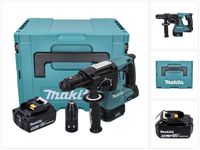 Makita DHR 243 T1J Akku Bohrhammer 18 V 2,0 J SDS plus Brushless + 1x Akku 5,0 Ah + Makpac - ohne Ladegerät