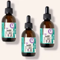 Favly ZecOff für Hunde 3 x 50 ml – Pflanzlicher Zeckenschutz mit Saltidin & Margosa – Ohne Nervengifte – Wirksam gegen Zecken, Flöhe & Mücken
