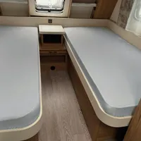 Dexitex - Spannbettlaken Wohnwagen Einzelbetten 2 teilig Set - für Fendt Wohnwagen - Grau - Spannbettlaken Wohnmobil Längsbett 2 Teilig - für Wohnmobi