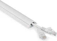 Kabelmanagement | Röhre | 1 Stück | max. Kabeldicke: 12 mm | PVC | Weiss