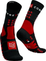Compressport Hiking Socks Black/Red/White T3 Bežecké ponožky
