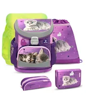 Mini-Fit Little Caty Schulranzen Set 5-teilig mit extra Regenschutz