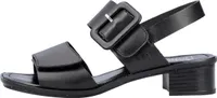 Rieker Damen Sandaletten Sandalen Blockabsatz 62663, Größe:42 EU, Farbe:Schwarz