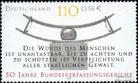 Briefmarken BRD (BR.Deutschland) 2001 Mi 2214 (kompl.Ausg.) postfrisch Bundesverfassungsgericht