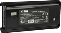 vhbw Akku Ersatz für Kenwood KNB-45, KNB-45L, KNB-45Li für Funkgerät, Walkie Talkie (1800 mAh, 7,4 V, Li-Ion)