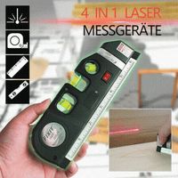 FIXIT Laser Wasserwaage 4-in-1 Lasermessgerät Kreuzlinienlaser Entfernungsmesse
