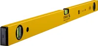 STABILA Wasserwaage Type 70-2, 80 cm, leichtes Alu-Profil, 1 Horizontal-Libelle, 2 Vertikal-Libellen, Germany, Gelb