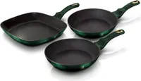 Berlinger Haus zestaw 3 patelni tytanowych Metallic Line BH6167